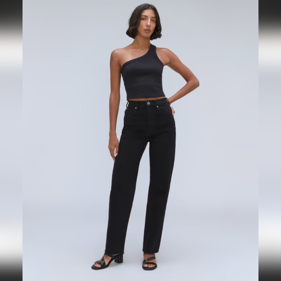 NWT Everlane the way high Jean black size 24 REGULAR - Picture 2 of 9